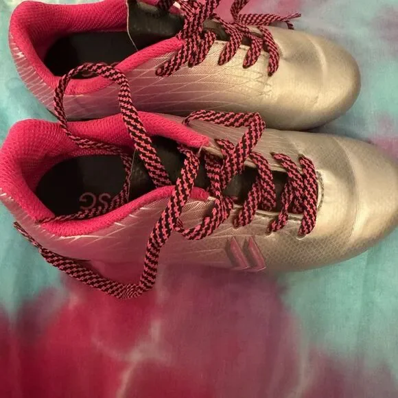 DSG girls Pink and Silver Soccer shoes, Cleats size 11k - Picture 12 of 12
